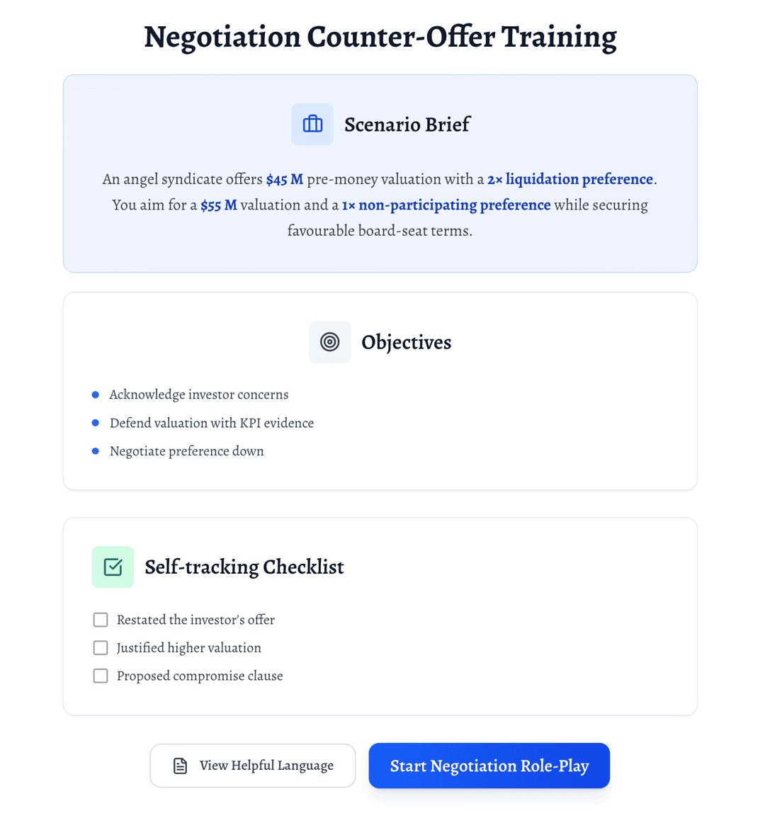 AI personalized guidance session